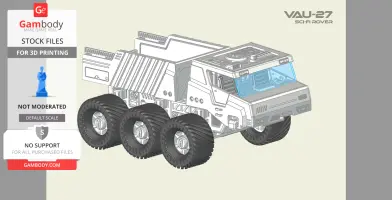 VAU-27 sci-fi rover