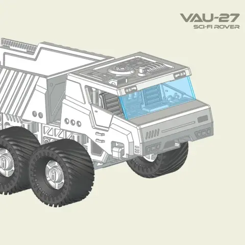 VAU-27 sci-fi rover