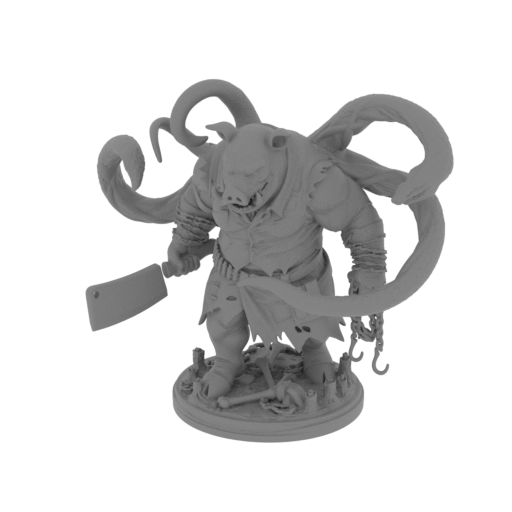 They Will Kill You Pig Head Cult.stl