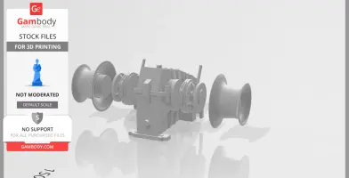 Anchor winch for ship models