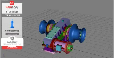 Anchor winch for ship models