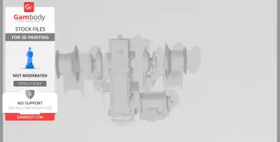 Anchor winch for ship models