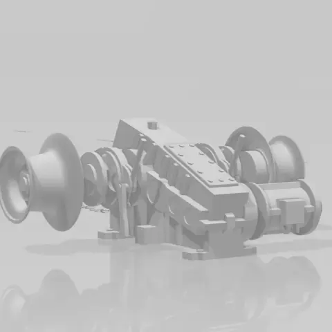 Anchor winch for ship models