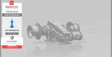 Anchor winch for ship models