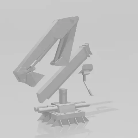 HDS deck crane Heila for model boats