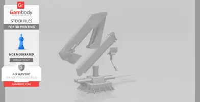 HDS deck crane Heila for model boats