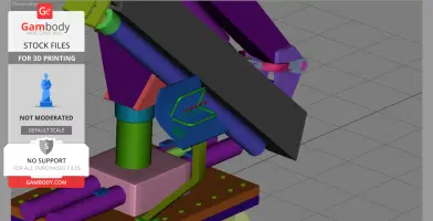 HDS deck crane Heila for model boats