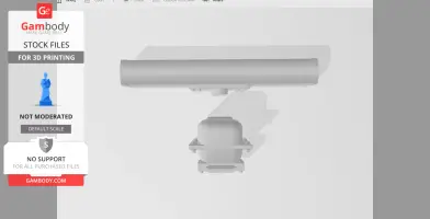 Simple radar for ship model