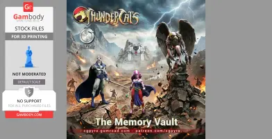 Thundercats Vault special Pt1 Queen Luna Jaga Vultureman STL 3D Printing