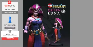 Thundercats Vault special Pt1 Queen Luna Jaga Vultureman STL 3D Printing