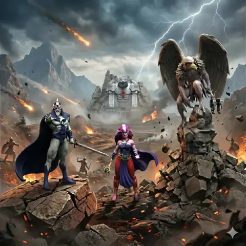 Thundercats Vault special Pt1 Queen Luna Jaga Vultureman STL 3D Printing