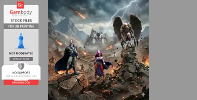 Thundercats Vault special Pt1 Queen Luna Jaga Vultureman STL 3D Printing