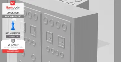 Control panel and electrical box for the ship model