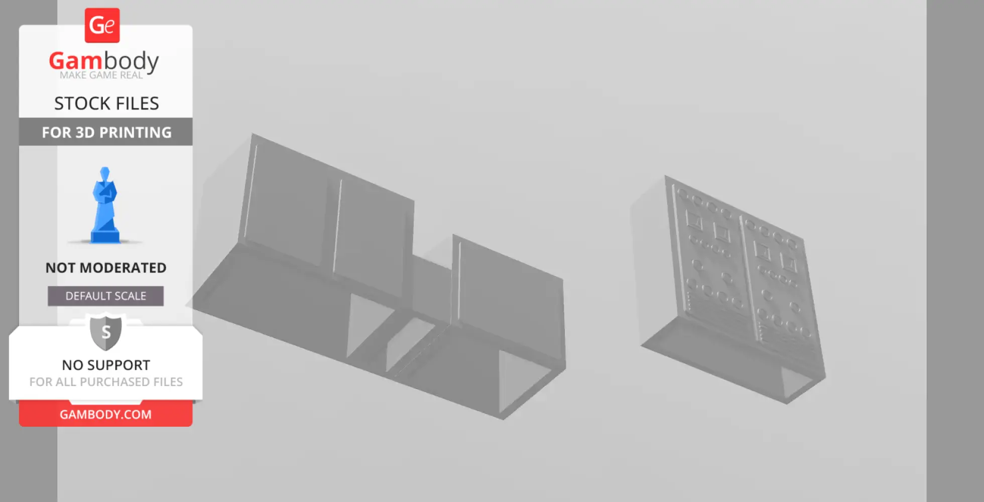 Control panel and electrical box for the ship model - STL files for 3D ...