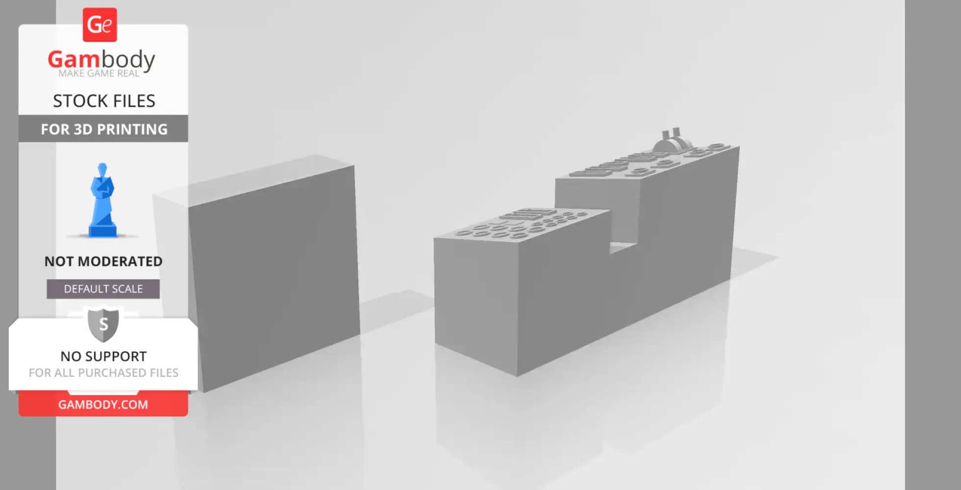 Control panel and electrical box for the ship model - STL files for 3D ...