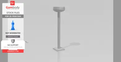 Simple round Furuno radar on the foot