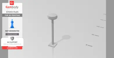 Simple round Furuno radar on the foot