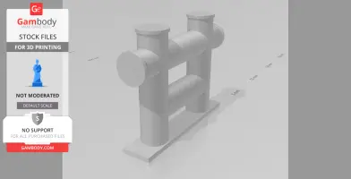 A hawse for a tugboat model