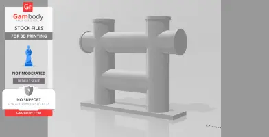 A hawse for a tugboat model