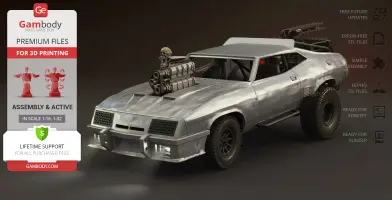 Ford Falcon XB Razor Cola 3D Printer Files | Assembly + Action