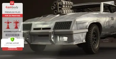 Ford Falcon XB Razor Cola 3D Printer Files | Assembly + Action