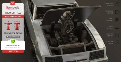 Ford Falcon XB Razor Cola 3D Printer Files | Assembly + Action