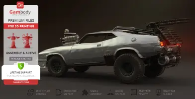 Ford Falcon XB Razor Cola 3D Printer Files | Assembly + Action