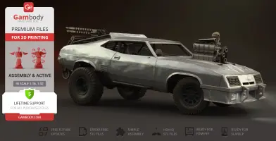 Ford Falcon XB Razor Cola 3D Printer Files | Assembly + Action