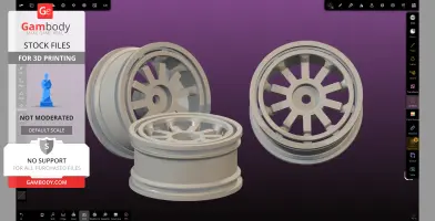 Reinforced 1 10 scale rc rim