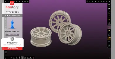 Reinforced 1 10 scale rc rim
