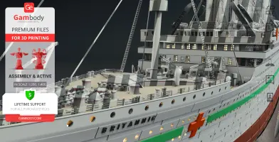 HMHS Britannic Pack 3D Printer Files | Assembly