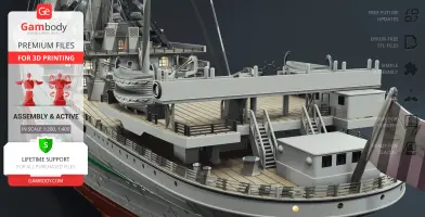 HMHS Britannic Pack 3D Printer Files | Assembly