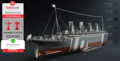 RMS Olympic Pack 3D Printer Files | Assembly