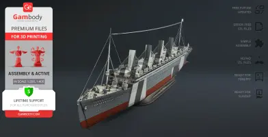 RMS Olympic Pack 3D Printer Files | Assembly