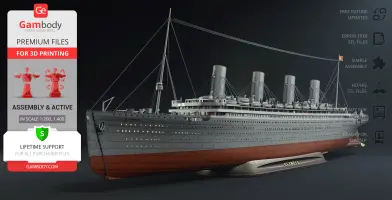RMS Olympic Pack 3D Printer Files | Assembly