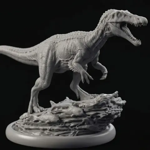 Baryonyx Statue （Dinosaur Sculpted Realistic Model）