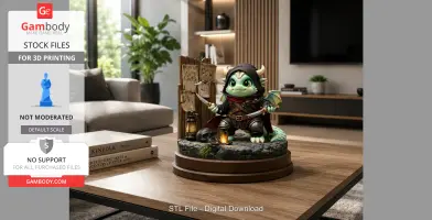 Fantasy Assassin Dragon STL File for 3D Printing