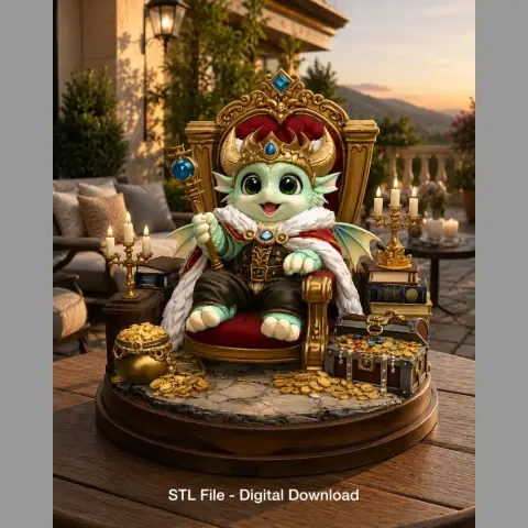 Dragon King STL File for 3D Print
