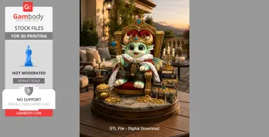 Dragon King STL File for 3D Print