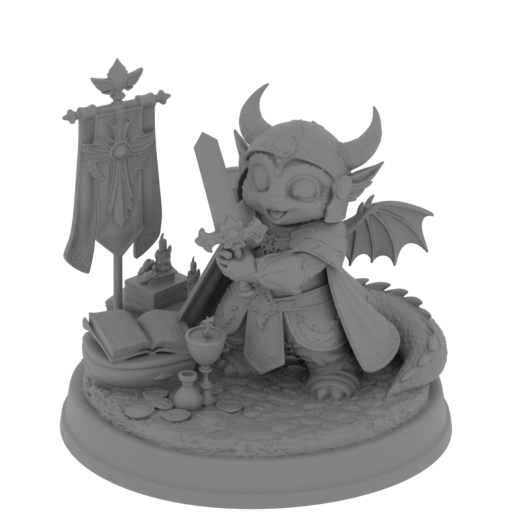 Knight Dragon.stl