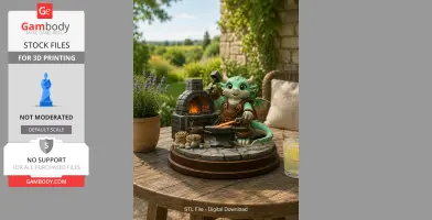 Blacksmith Dragon STL File for 3D Print