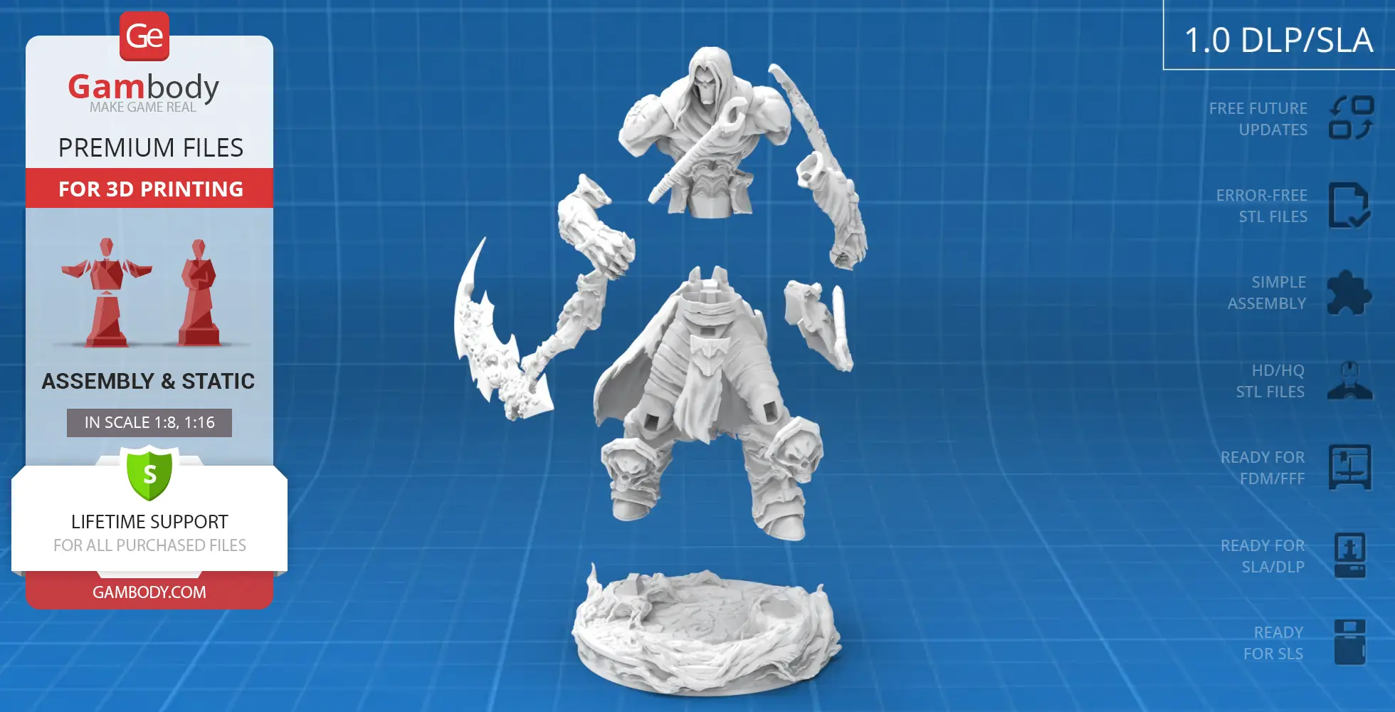 Death Darksiders - Video Games 3D Models | Gambody