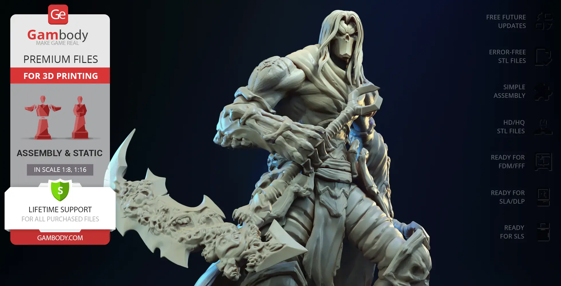 Death Darksiders - Video Games 3D Models | Gambody