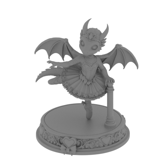 Ballerina Dragon.stl