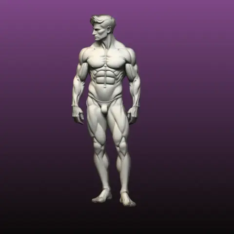 Male statue