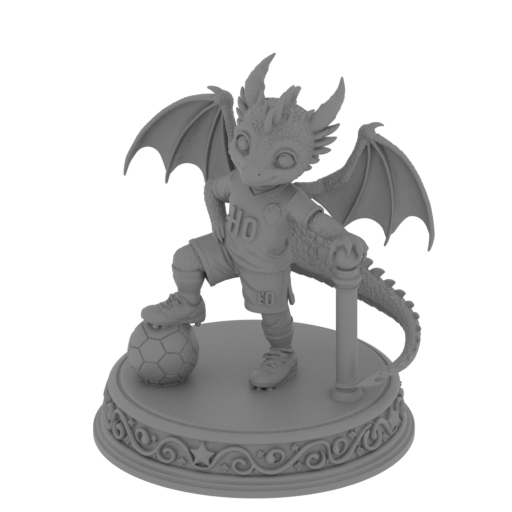 Soccer Dragon.stl
