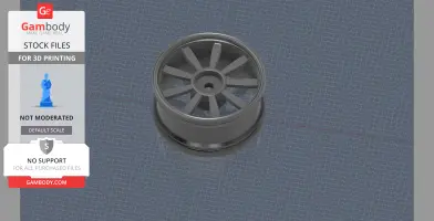 Subaru WRX rally 1/10 rc rim