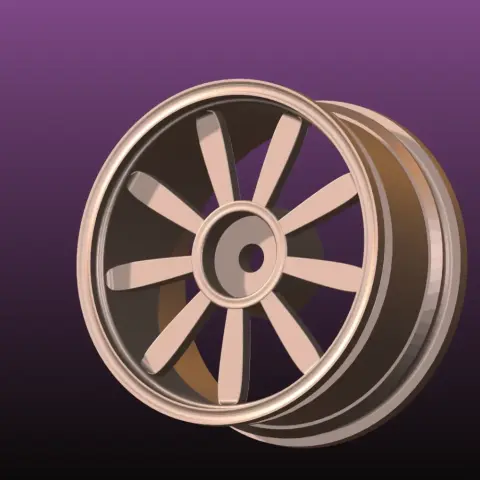 Subaru WRX rally 1/10 rc rim