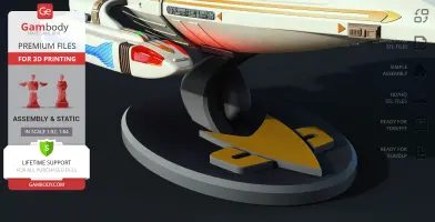 Type-9 Shuttlecraft 3D Printer Files | Assembly