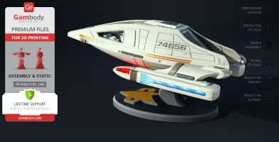 Type-9 Shuttlecraft 3D Printer Files | Assembly